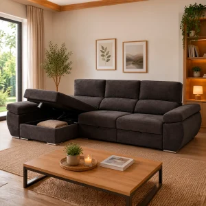 Sofá Valencia chaise longue deslizante