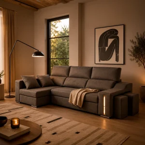 Sofá Valencia chaise longue moderno