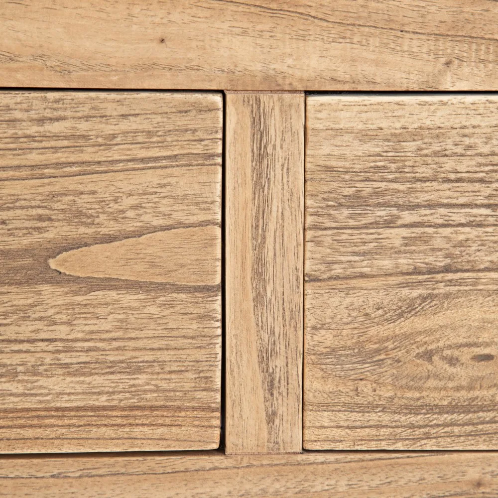 Consola natural madera mindi entrada 100 x 35 x 85 cm