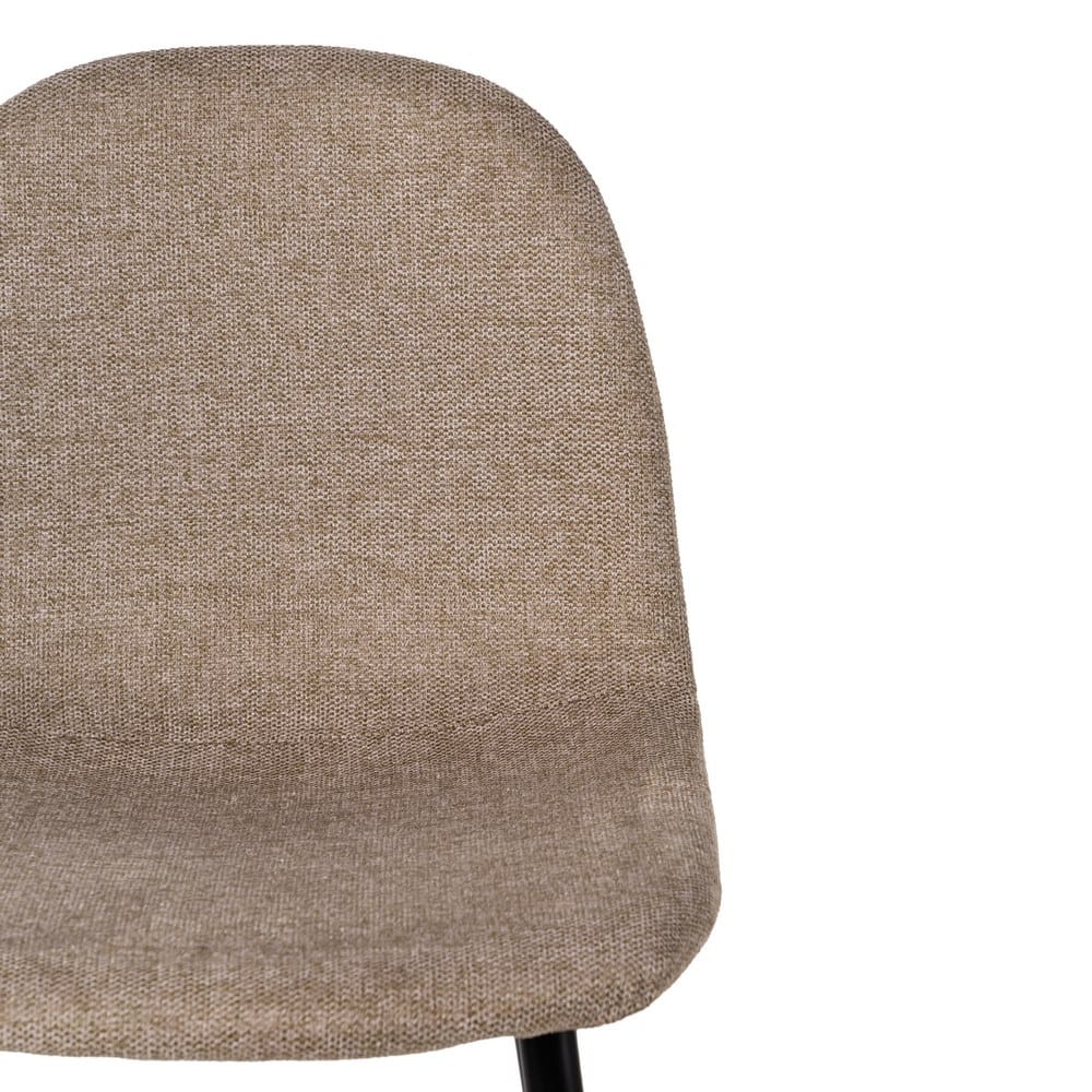 TABURETE TAUPE TEJIDO-METAL SALÓN 45,50 X 45 X 105,50 CM - Imagen 5