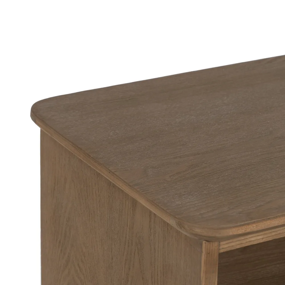 MUEBLE RECIBIDOR NATURAL-NEGRO 90 X 41 X 81 CM - Imagen 4
