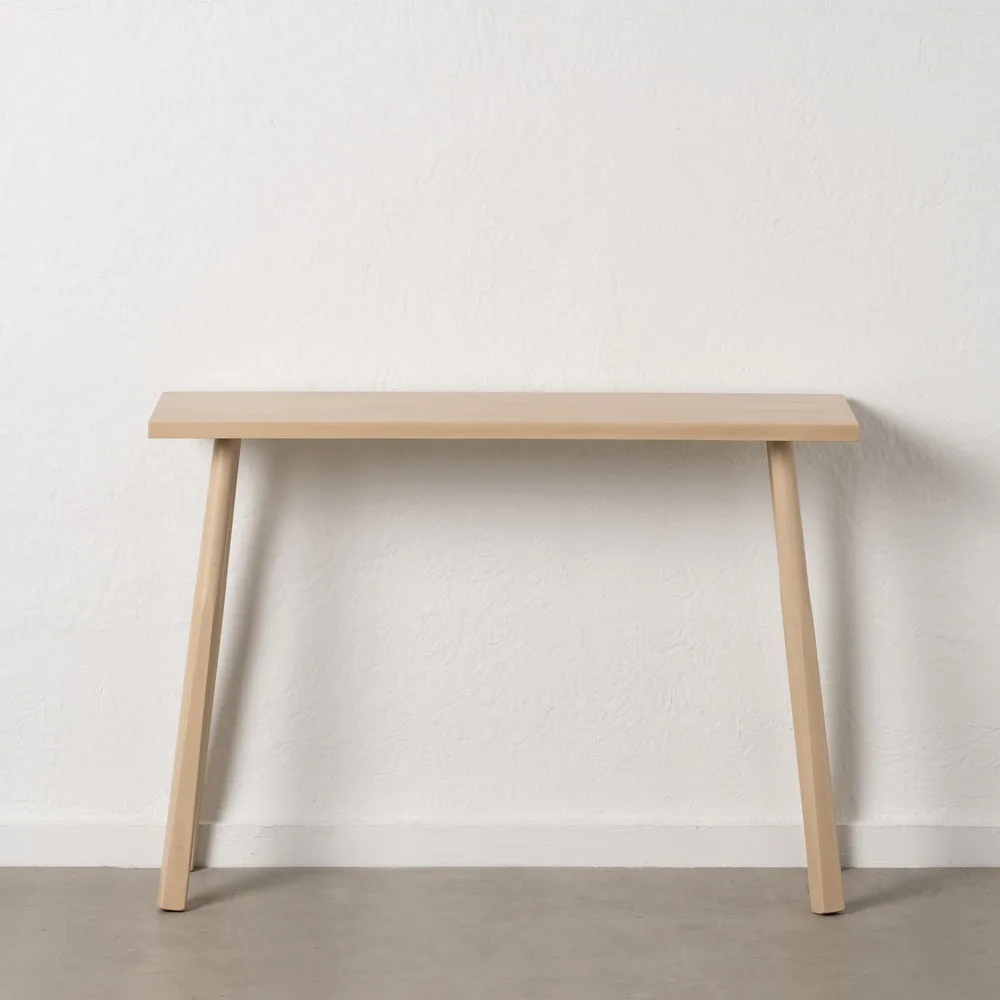 CONSOLA NATURAL DM-MADERA 106 X 35 X 75 CM - Imagen 3