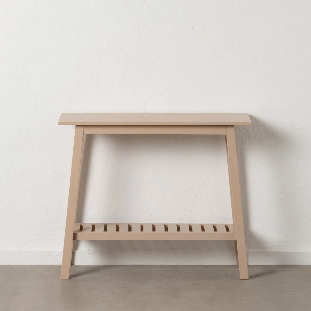 CONSOLA CREMA DM-MADERA 90 X 32 X 75 CM - Imagen 3