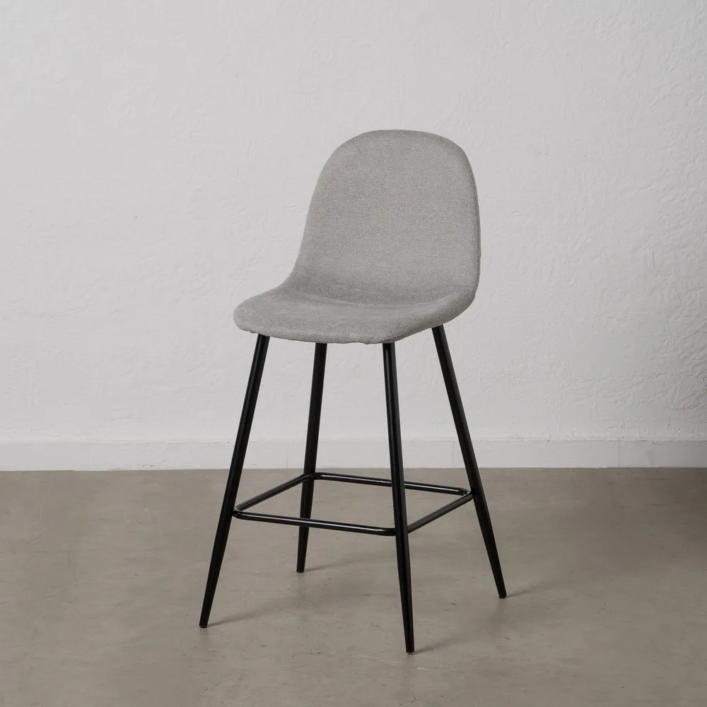 Taburete gris de cocina de 46 x 48 x 96 cm para cocina