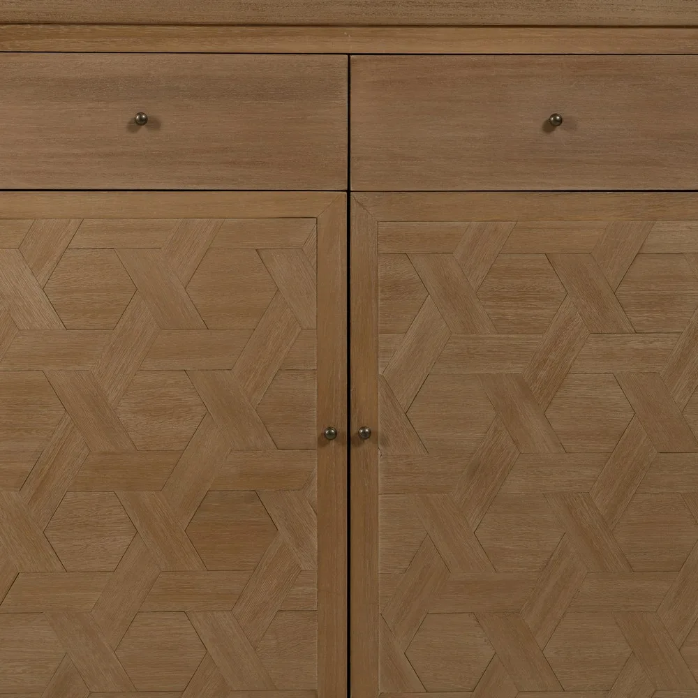 Mueble recibidor natural dm-madera 90 x 40 x 90 cm