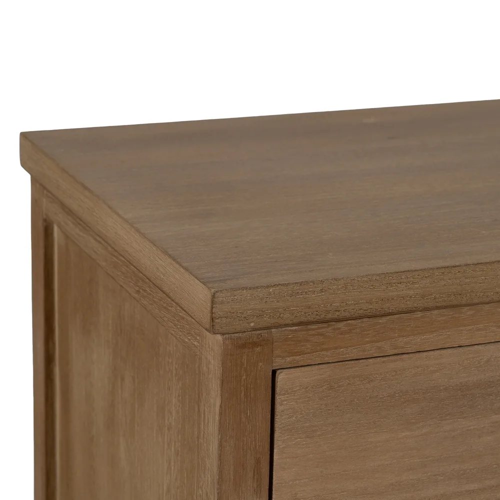 Mueble recibidor natural dm-madera 90 x 40 x 90 cm