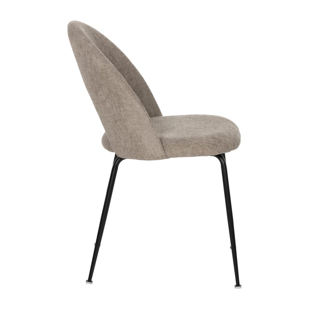 SILLA TAUPE TEJIDO-METAL CONTRACT 49 X 60 X 81 CM - Imagen 3