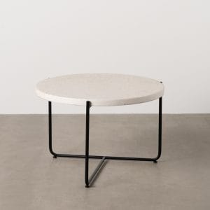 MESA CENTRO BEIGE-NEGRO MAGNESIO 68 X 68 X 44 CM
