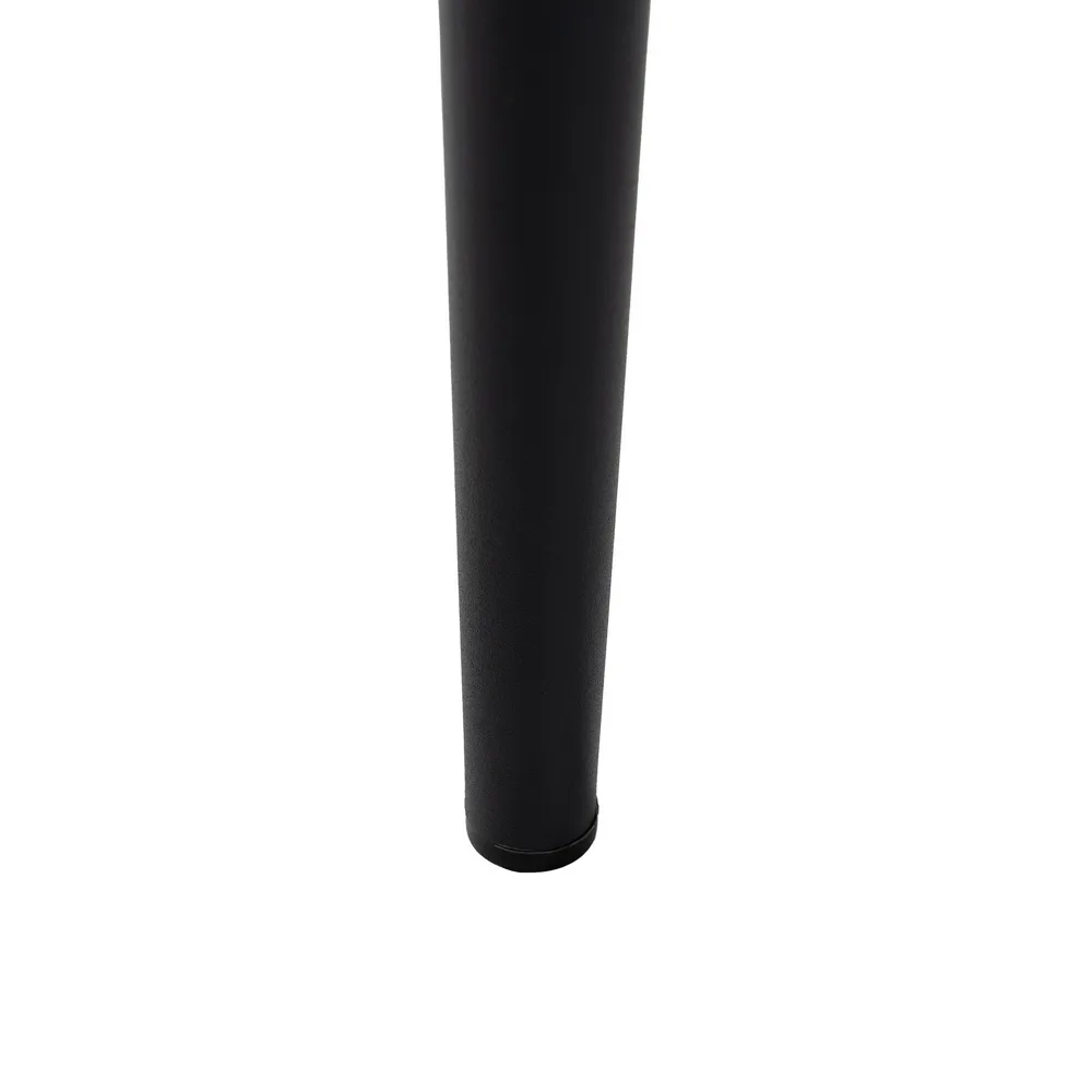 Banco negro cuerda-metal 100 x 35 x 46 cm