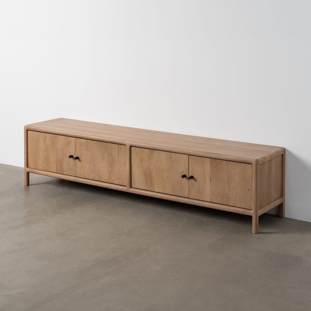 Mueble TV de mango 190 cm de 190 x 40 x 45 cm para salón