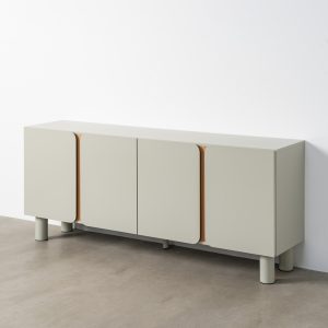 APARADOR TAUPE DM SALÓN 180 X 40 X 75 CM