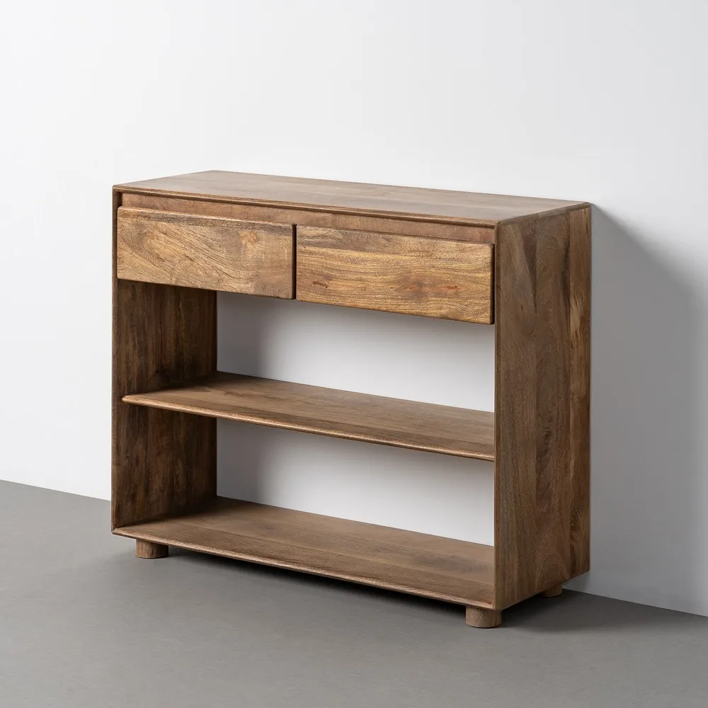 CONSOLA MADERA DE MANGO SALÓN 100 X 35 X 80 CM - Imagen 2