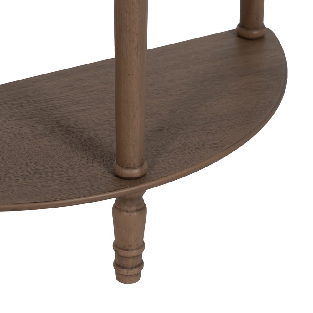 CONSOLA MARRÓN DM-MADERA 71 X 30 X 71 CM - Imagen 6