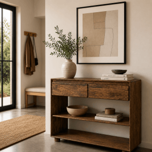 CONSOLA MADERA DE MANGO SALÓN 100 X 35 X 80 CM