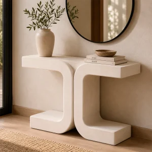 CONSOLA BLANCO DM 120 X 38 X 80,50 CM