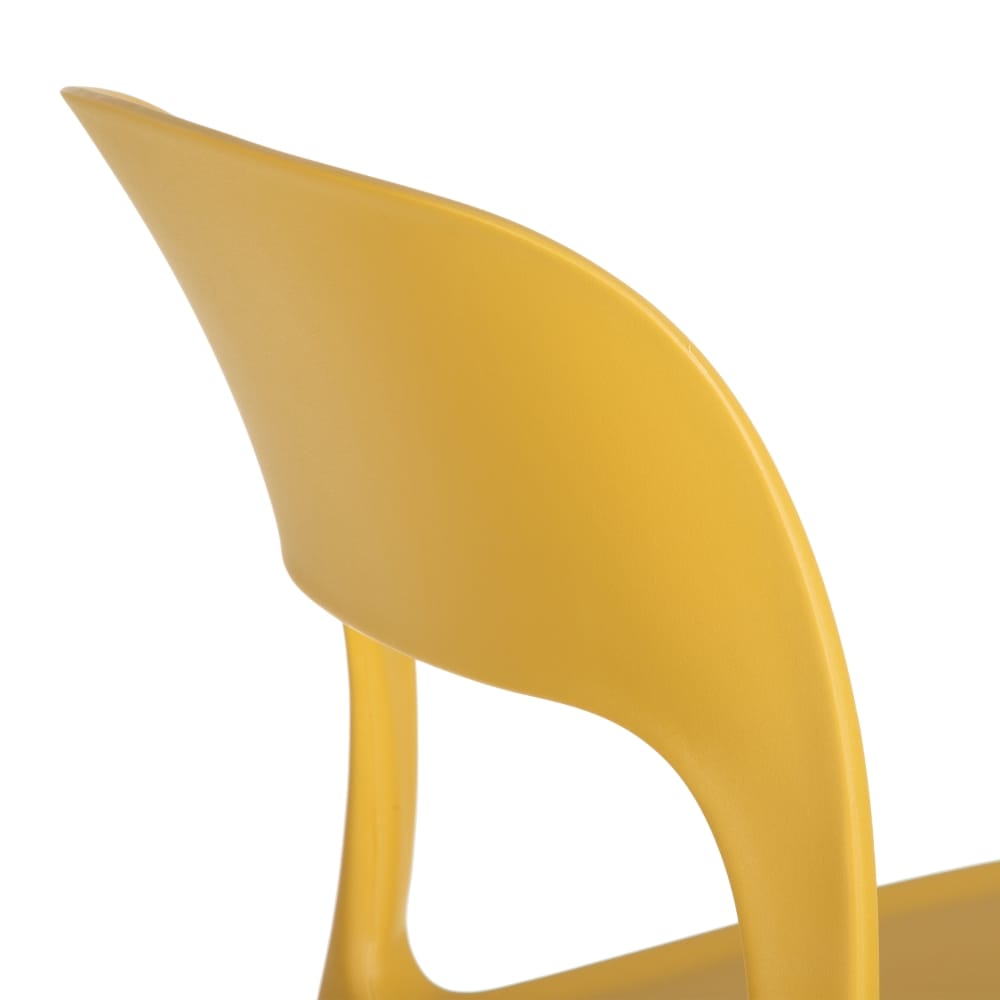 SILLA APILABLE AMARILLO POLIPROPILENO 43 X 43 X 83,20 CM - Imagen 6
