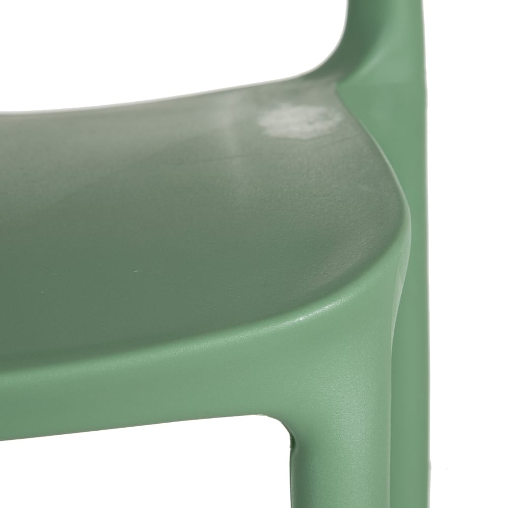 SILLA APILABLE VERDE MENTA POLIPROPILENO 43 X 43 X 83,20 CM - Imagen 5
