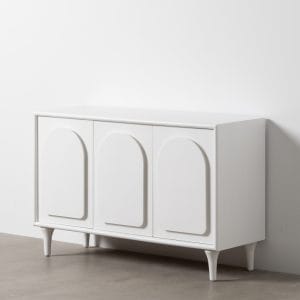 APARADOR BLANCO DM-MADERA 120 X 40 X 81 CM