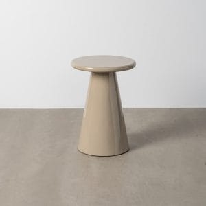 MESITA ALTO BRILLO TAUPE DM 45 X 45 X 60 CM