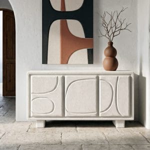 APARADOR BLANCO DM 120 X 38 X 70 CM