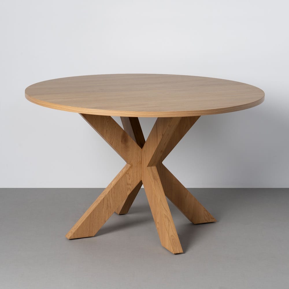 Mesa comedor redonda MDF 617065 120 x 120 x 75 cm Ref. 617065