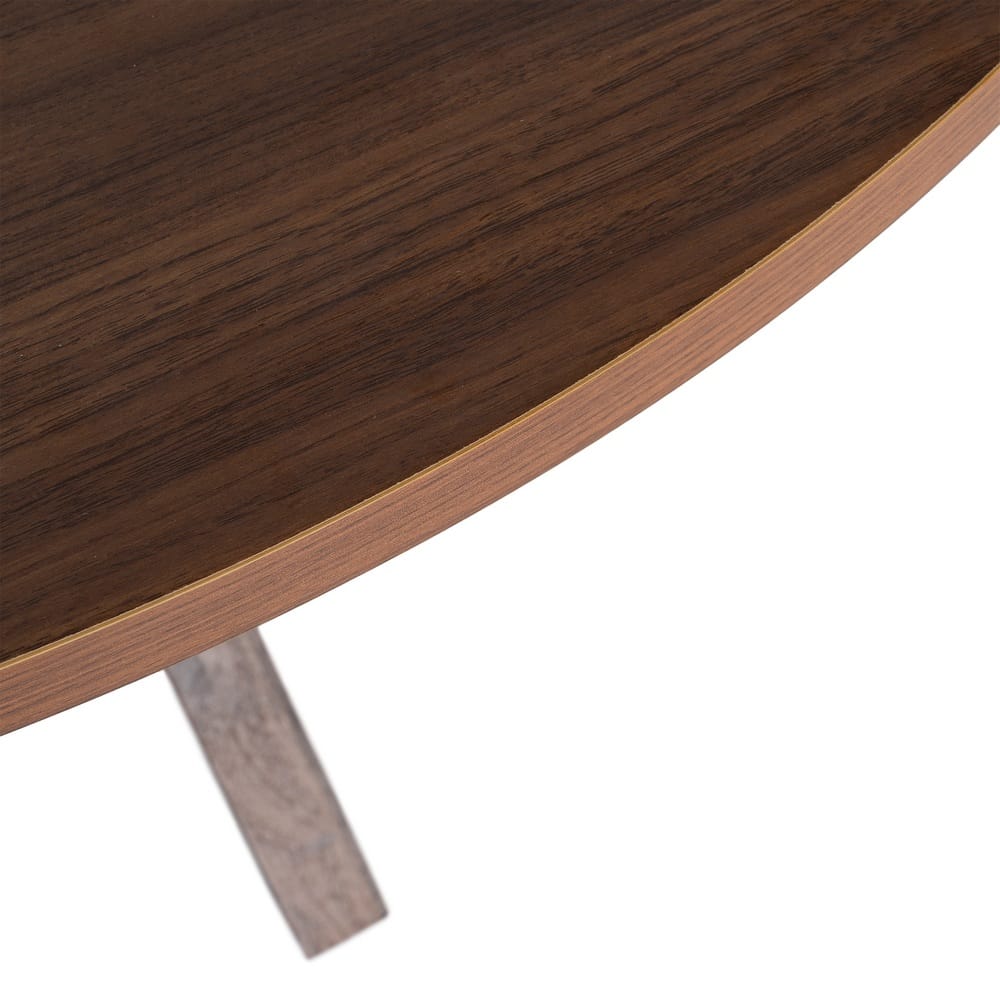MESA COMEDOR REDONDA MDF 120 X 120 X 75 CM - Imagen 3