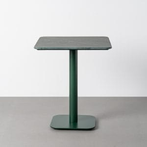 MESA VERDE PIEDRA NATURAL-METAL 65 X 65 X 75 CM