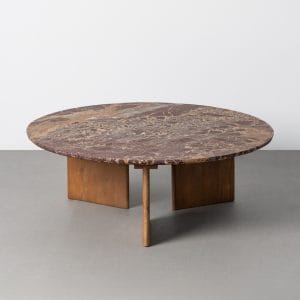MESA CENTRO BURDEOS 100 X 100 X 35 CM