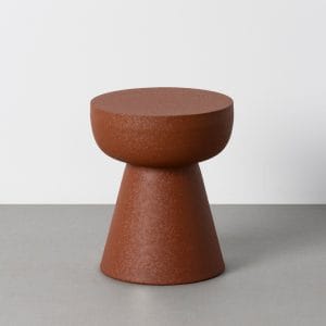 MESITA MATE TEJA METAL 34 X 34 X 40 CM