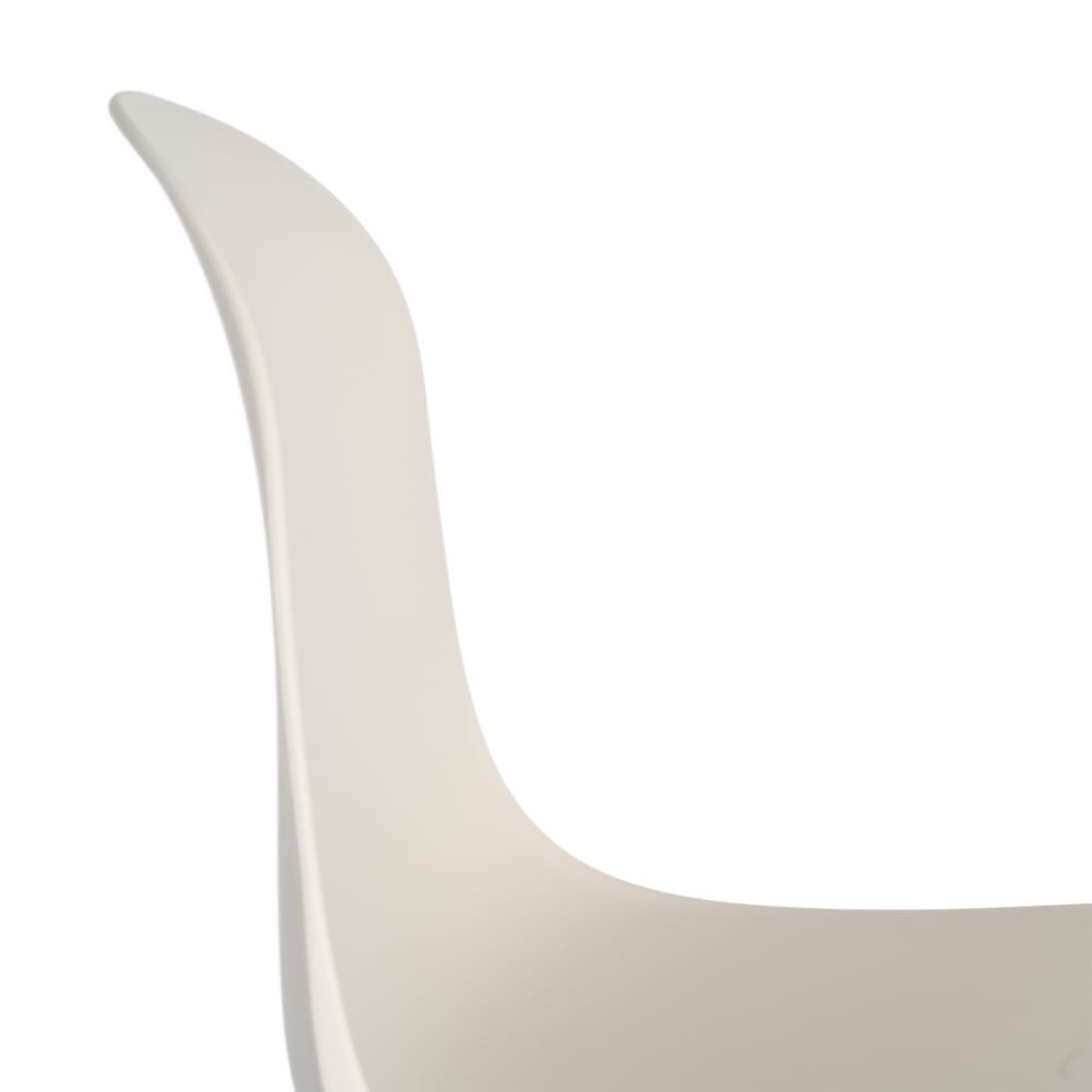 SILLA EXTERIOR CREMA PP-METAL CONTRACT 50 X 53 X 85 CM - Imagen 2
