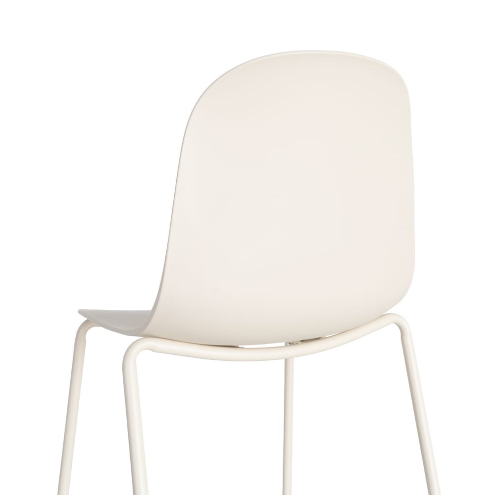 SILLA EXTERIOR CREMA PP-METAL CONTRACT 50 X 53 X 85 CM - Imagen 4