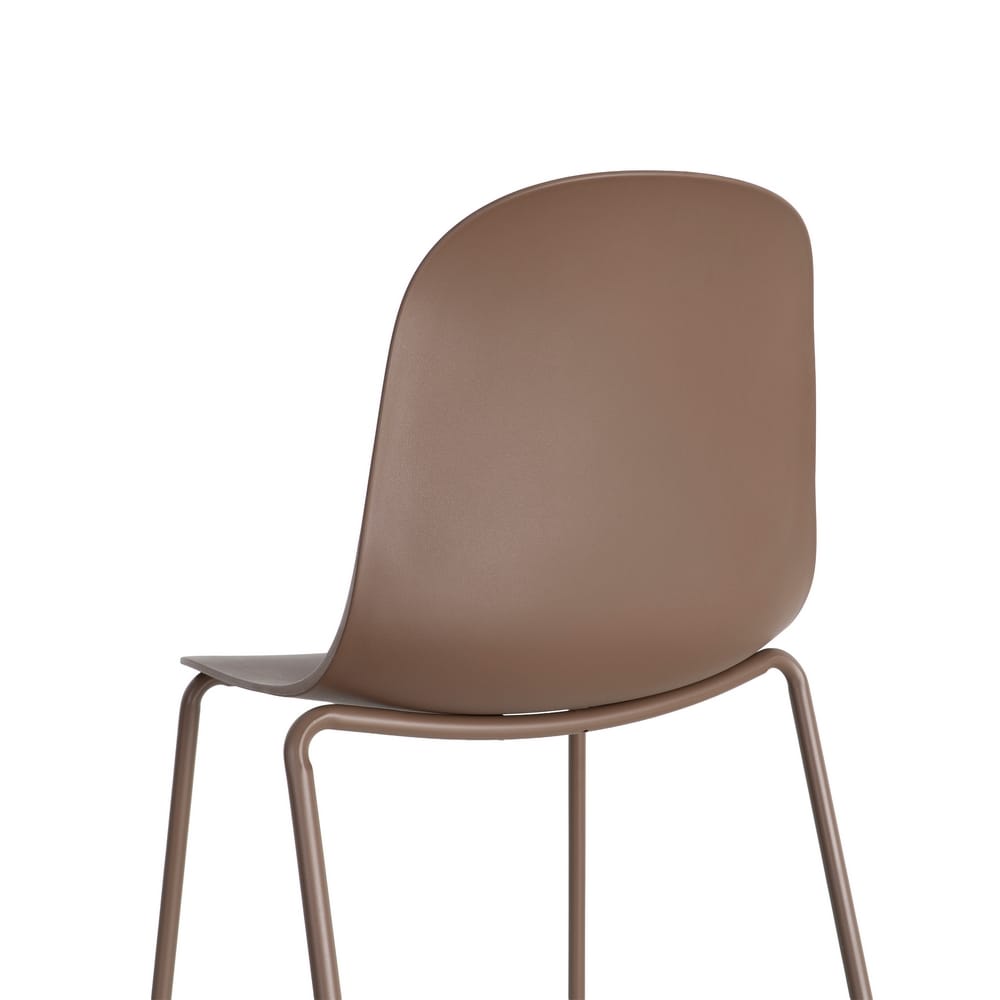 SILLA EXTERIOR MARRÓN PP-METAL CONTRACT 50 X 53 X 85 CM - Imagen 4