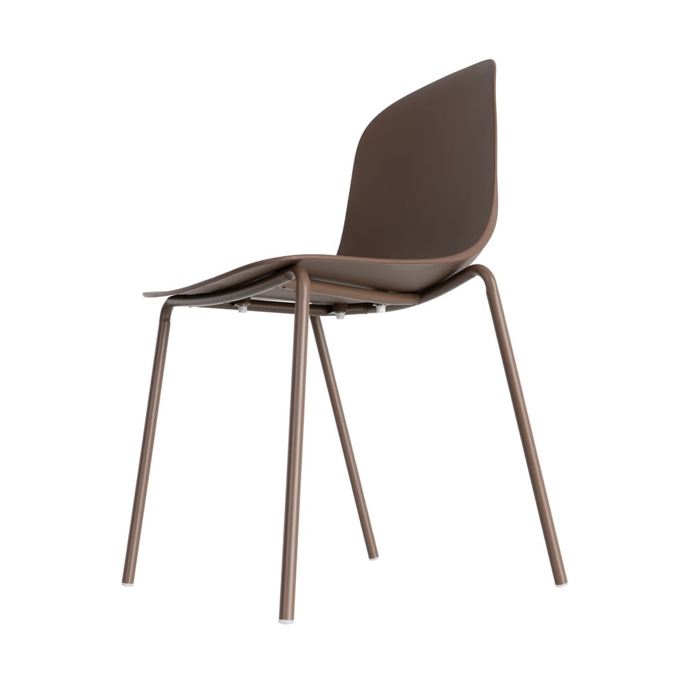 SILLA EXTERIOR MARRÓN PP-METAL CONTRACT 50 X 53 X 85 CM - Imagen 7