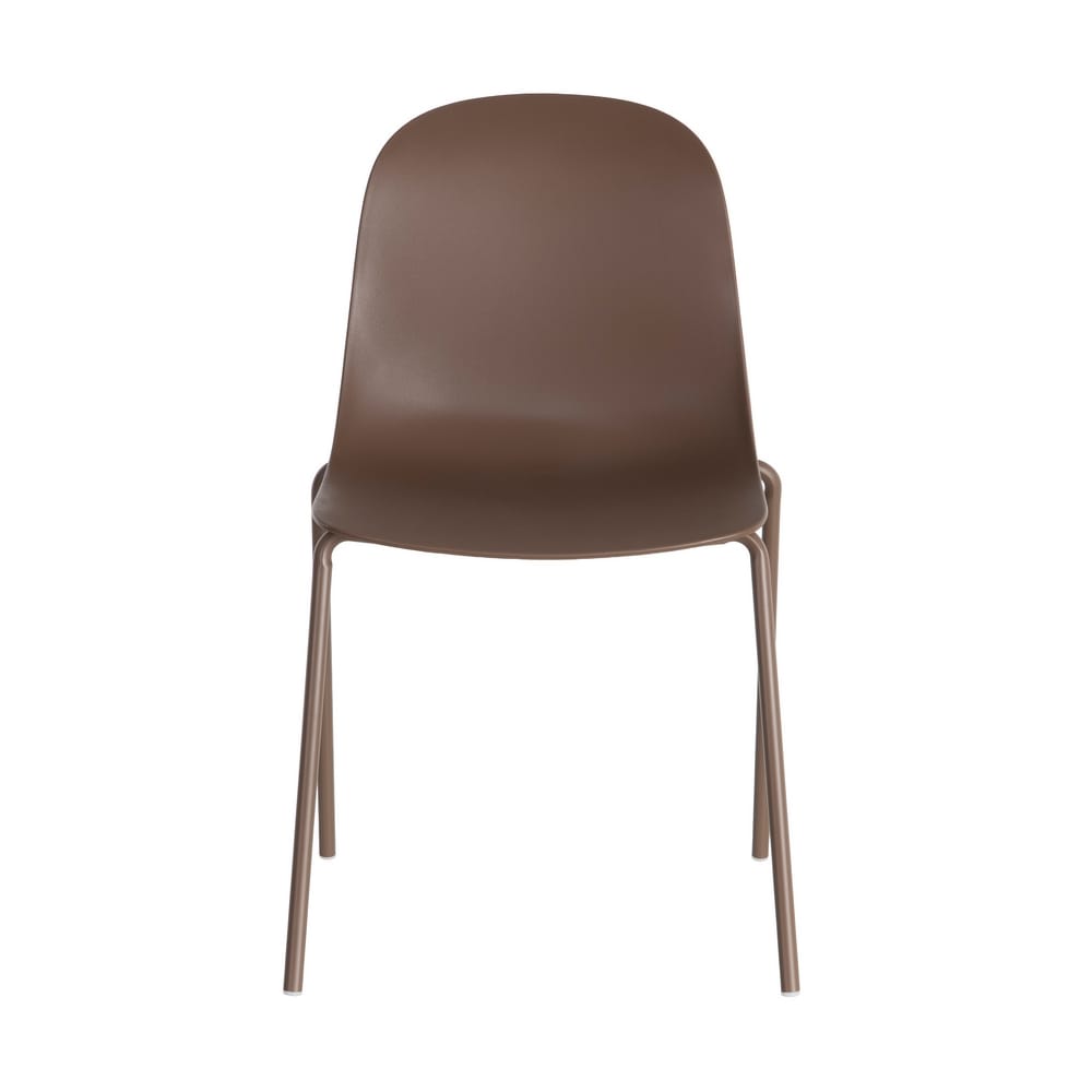 SILLA EXTERIOR MARRÓN PP-METAL CONTRACT 50 X 53 X 85 CM - Imagen 8