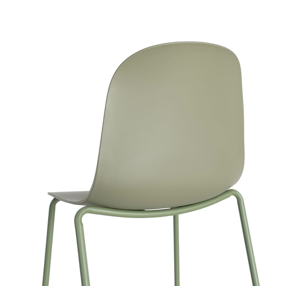 SILLA EXTERIOR VERDE PP-METAL CONTRACT 50 X 53 X 85 CM - Imagen 4