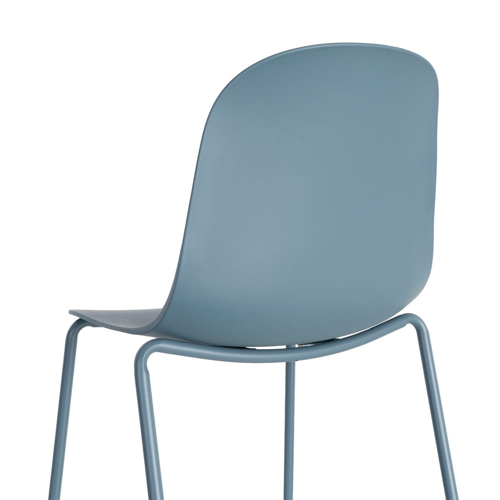SILLA EXTERIOR AZUL PP-METAL CONTRACT 50 X 53 X 85 CM - Imagen 4
