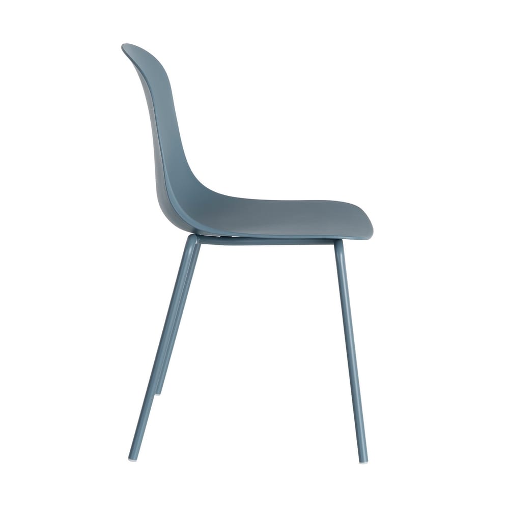 SILLA EXTERIOR AZUL PP-METAL CONTRACT 50 X 53 X 85 CM - Imagen 5