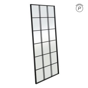 ESPEJO VENTANA METAL-CRISTAL DECORACIÓN 90 X 3 X 180 CM