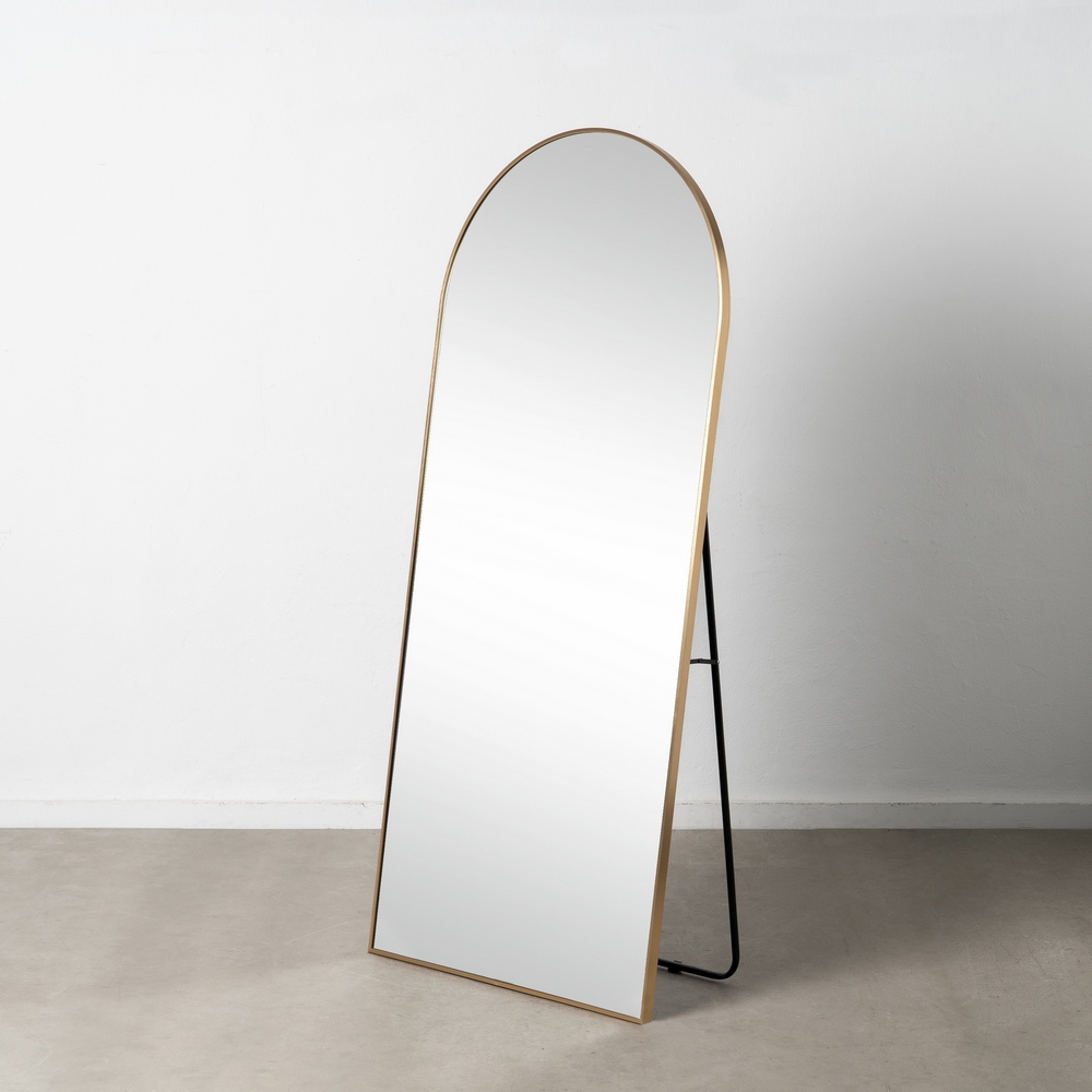 ESPEJO ORO ALUMINIO-CRISTAL DECORACIÓN 80 X 3 X 180 CM