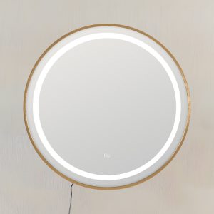 ESPEJO CON LUZ LED DECORACIÓN 60 X 3 X 60 CM
