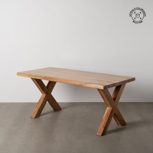 Mesa de comedor de acacia natural 180 cm Ref. 612794
