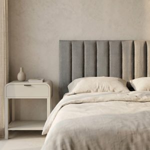 CABECERO GRIS TEJIDO DORMITORIO 160 X 8 X 100 CM