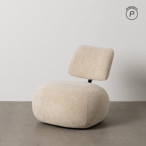 SILLÓN BEIGE TEJIDO SALÓN 67 X 73 X 67 CM