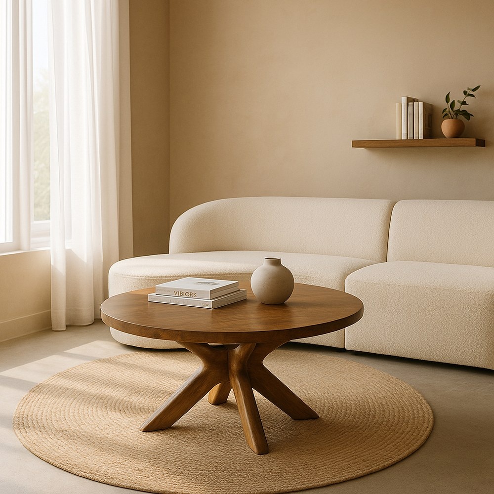 Mesa de centro de mango 100 cm Ref. 614766