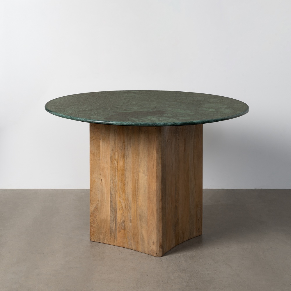 Mesa de comedor de mármol verde Ref. 615817