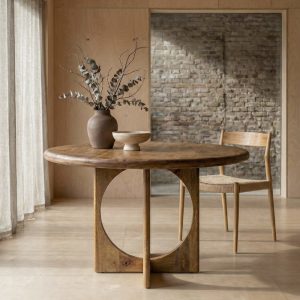 Mesa comedor miel madera de mango