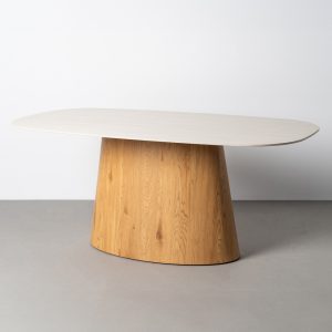 Mesa comedor beige piedra