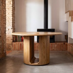 Mesa comedor natural madera de mango