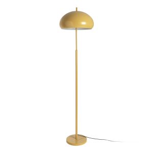LÁMPARA SUELO MOSTAZA TEJIDO-METAL 41 X 41 X 162 CM