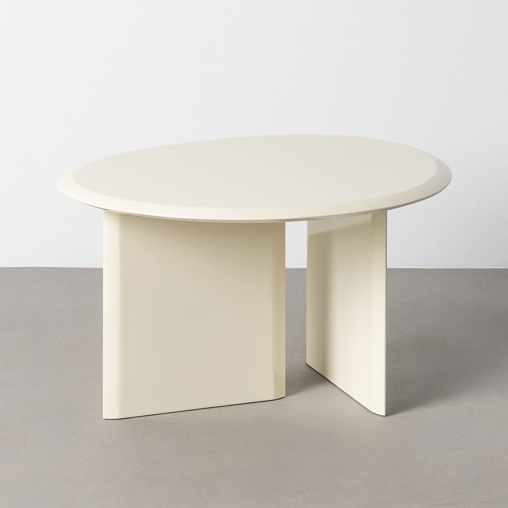 MESA CENTRO LACADO CREMA DM 69 X 57,50 X 40,50 CM